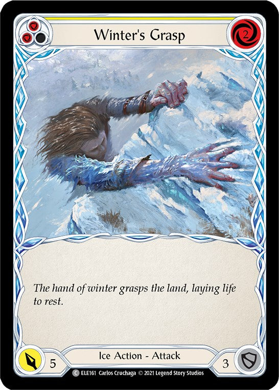 Winter's Grasp (Yellow) [ELE161] [Tales of Aria] 1st Edition Normal