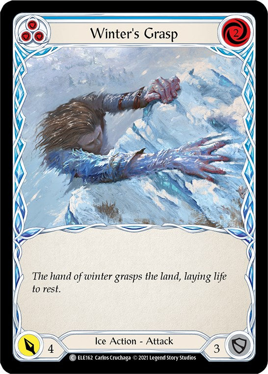 Winter's Grasp (Blue) [ELE162] [Tales of Aria] 1st Edition Normal