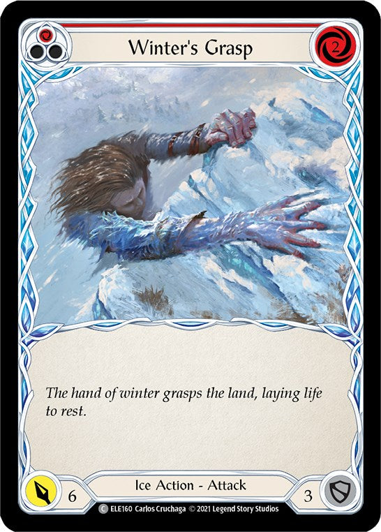 Winter's Grasp (Red) [ELE160] [Tales of Aria] Unlimited Edition Normal