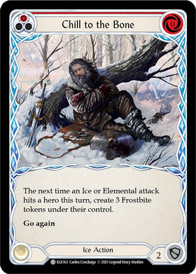 Chill to the Bone (Red) [ELE163] [Tales of Aria] 1st Edition Rainbow Foil