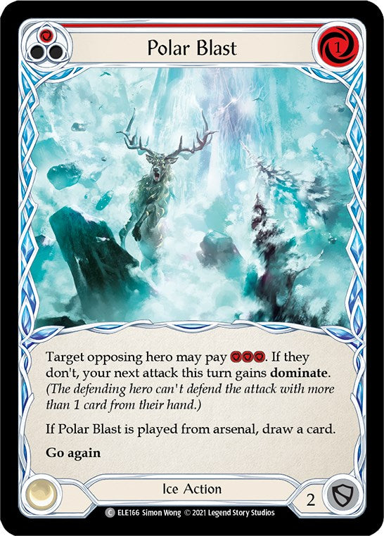 Polar Blast (Red) [ELE166] [Tales of Aria] 1st Edition Normal
