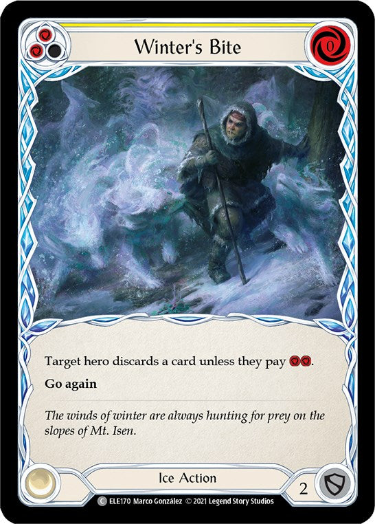 Winter's Bite (Yellow) [ELE170] [Tales of Aria] 1st Edition Normal