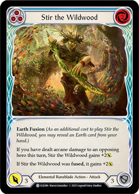 Stir the Wildwood (Blue) [ELE084] [Tales of Aria] Unlimited Edition Rainbow Foil