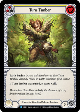 Turn Timber (Yellow) [ELE011] [Tales of Aria] Unlimited Edition Rainbow Foil