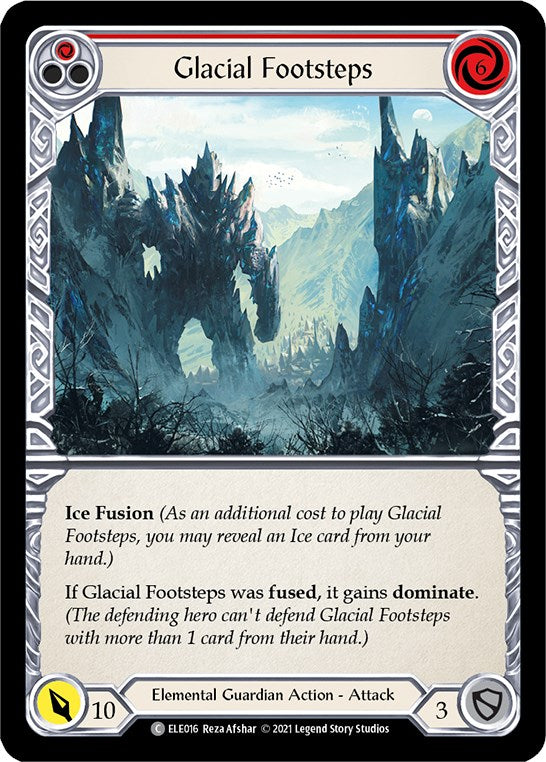 Glacial Footsteps (Red) [ELE016] [Tales of Aria] Unlimited Edition Normal