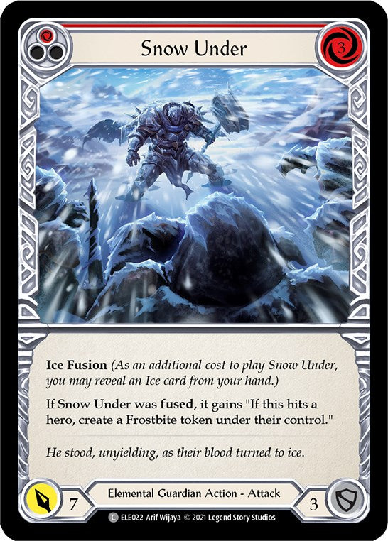 Snow Under (Red) [ELE022] [Tales of Aria] 1st Edition Normal