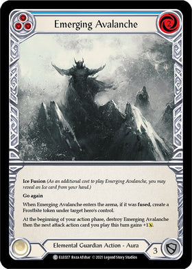 Emerging Avalanche (Blue) [ELE027] [Tales of Aria] Unlimited Edition Normal
