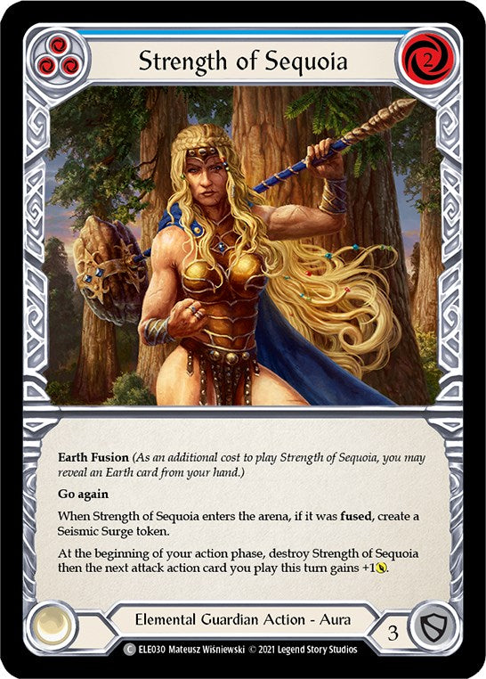 Strength of Sequoia (Blue) [ELE030] [Tales of Aria] Unlimited Edition Normal