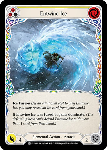 Entwine Ice (Yellow) [ELE098] [Tales of Aria] 1st Edition Normal