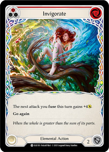 Invigorate (Red) [ELE103] [Tales of Aria] Unlimited Edition Rainbow Foil