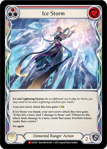 Ice Storm [ELE037] [Tales of Aria] Unlimited Edition Rainbow Foil