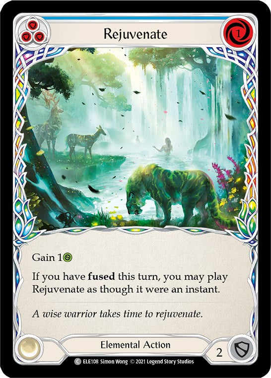 Rejuvenate (Blue) [ELE108] [Tales of Aria] 1st Edition Normal