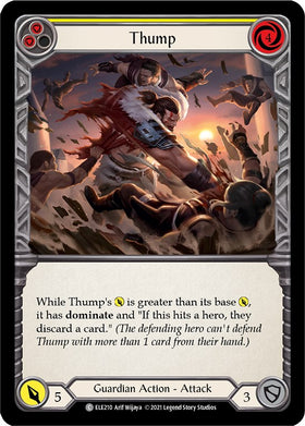Thump (Yellow) [ELE210] [Tales of Aria] 1st Edition Rainbow Foil