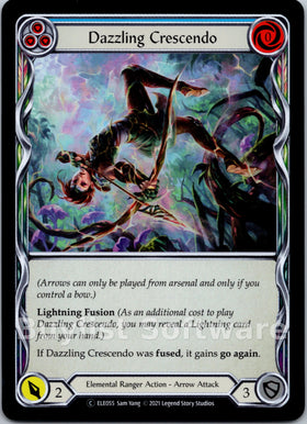 Dazzling Crescendo (Blue) [ELE055] [Tales of Aria] Unlimited Edition Rainbow Foil