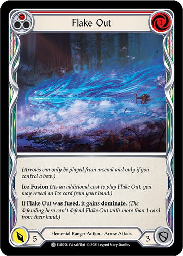 Flake Out (Red) [ELE056] [Tales of Aria] Unlimited Edition Rainbow Foil