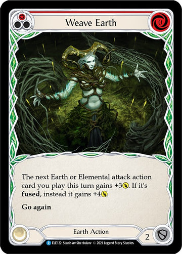 Weave Earth (Red) [ELE122] [Tales of Aria] Unlimited Edition Normal