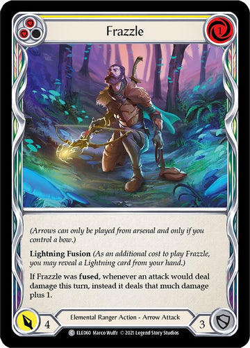 Frazzle (Yellow) [ELE060] [Tales of Aria] Unlimited Edition Rainbow Foil