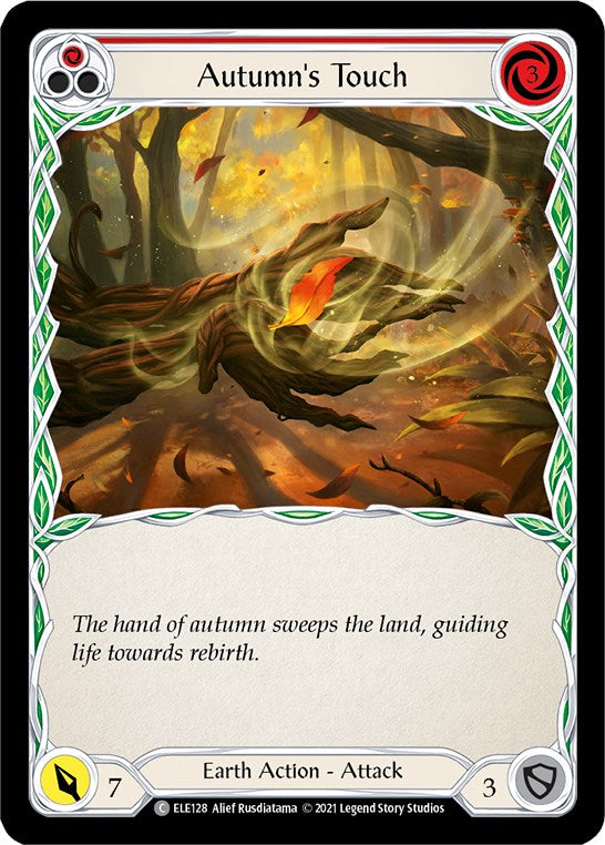 Autumn's Touch (Red) [ELE128] [Tales of Aria] Unlimited Edition Rainbow Foil