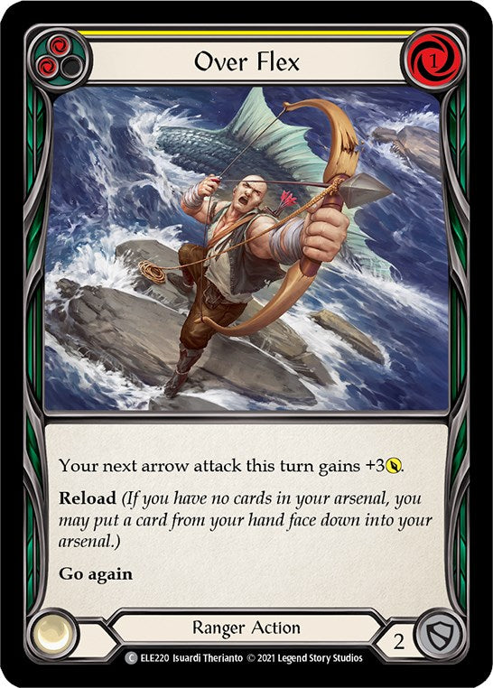 Over Flex (Yellow) [ELE220] [Tales of Aria] 1st Edition Rainbow Foil