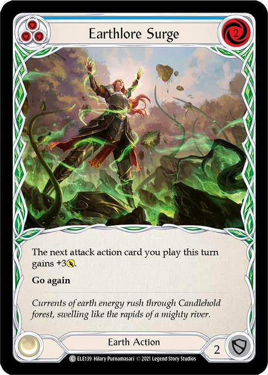 Earthlore Surge (Blue) [ELE139] [Tales of Aria] 1st Edition Normal