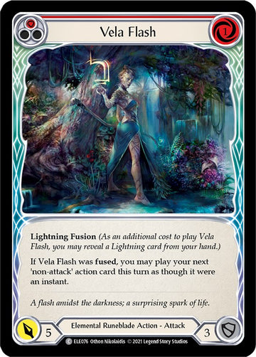 Vela Flash (Red) [ELE076] [Tales of Aria] 1st Edition Normal