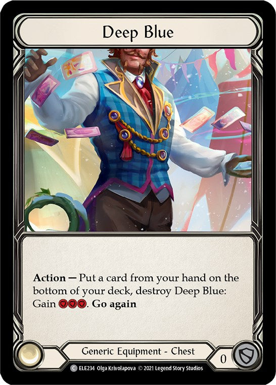 Deep Blue [ELE234] [Tales of Aria] Unlimited Edition Rainbow Foil