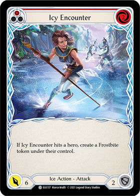 Icy Encounter (Red) [ELE157] [Tales of Aria] Unlimited Edition Rainbow Foil