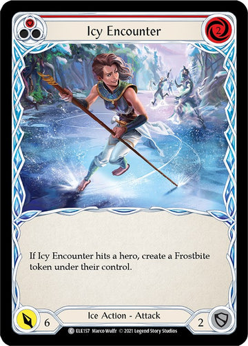 Icy Encounter (Red) [ELE157] [Tales of Aria] Unlimited Edition Rainbow Foil