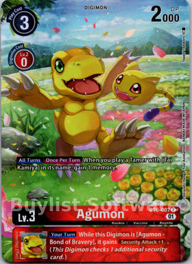 Agumon (Alternate Art) [BT6-007] [Double Diamond] Foil