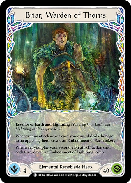 Briar, Warden of Thorns // Titan's Fist [ELE062 // ELE202] [Tales of Aria] Unlimited Edition Normal