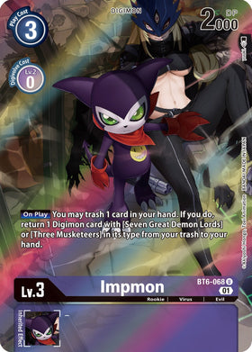 Impmon (Alternate Art) [BT6-068] [Double Diamond] Foil