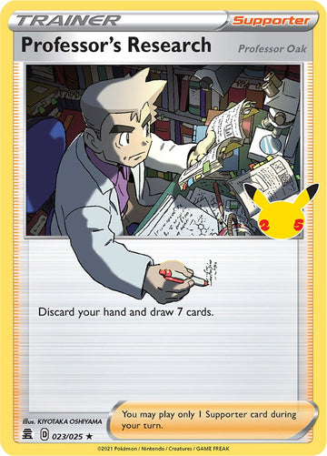 Professor's Research [023/025] [Celebrations] Holofoil