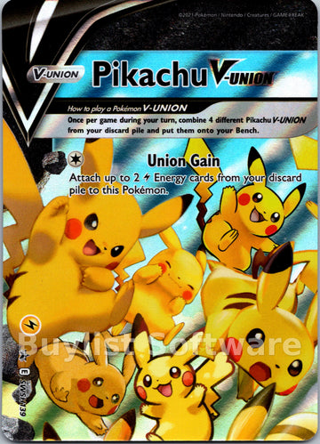 Pikachu V-Union [SWSH139] [Sword & Shield Promo Cards] Holofoil