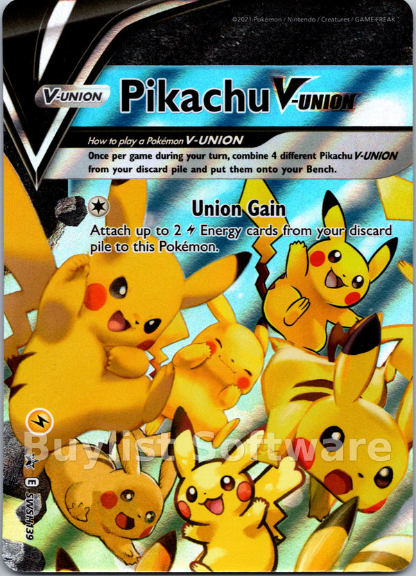 Pikachu V-Union [SWSH139] [Sword & Shield Promo Cards] Holofoil