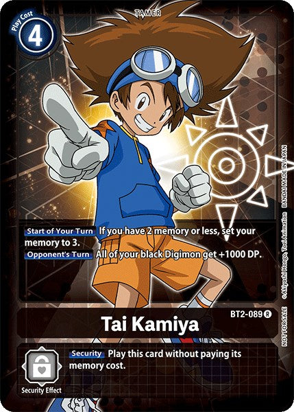 Tai Kamiya (Official Tournament Pack Vol.3) [BT2-089] [Release Special Booster 1.0]
