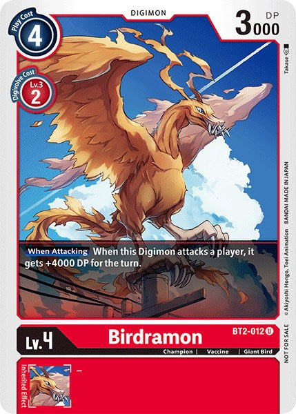 Birdramon - BT2-012 (Official Tournament Pack Vol.3) [BT2-012] [Release Special Booster 1.0]