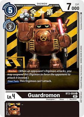Guardromon (Winner Pack Double Diamond) [BT2-058] [Release Special Booster 1.0]