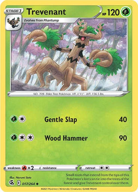 Trevenant [017/264] [Fusion Strike] Reverse Holofoil