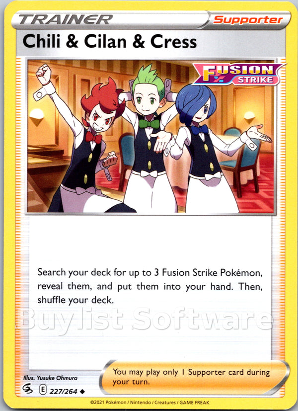 Chili & Cilan & Cress [227/264] [Fusion Strike]