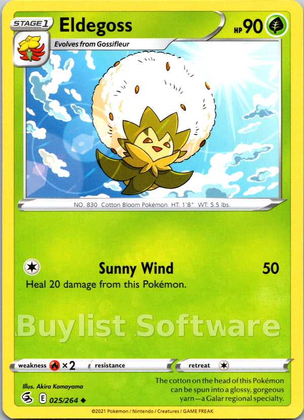 Eldegoss [025/264] [Fusion Strike] Reverse Holofoil