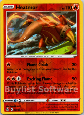Heatmor [041/264] [Fusion Strike] Reverse Holofoil