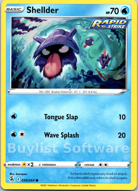 Shellder [050/264] [Fusion Strike]