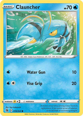 Clauncher [074/264] [Fusion Strike] Reverse Holofoil