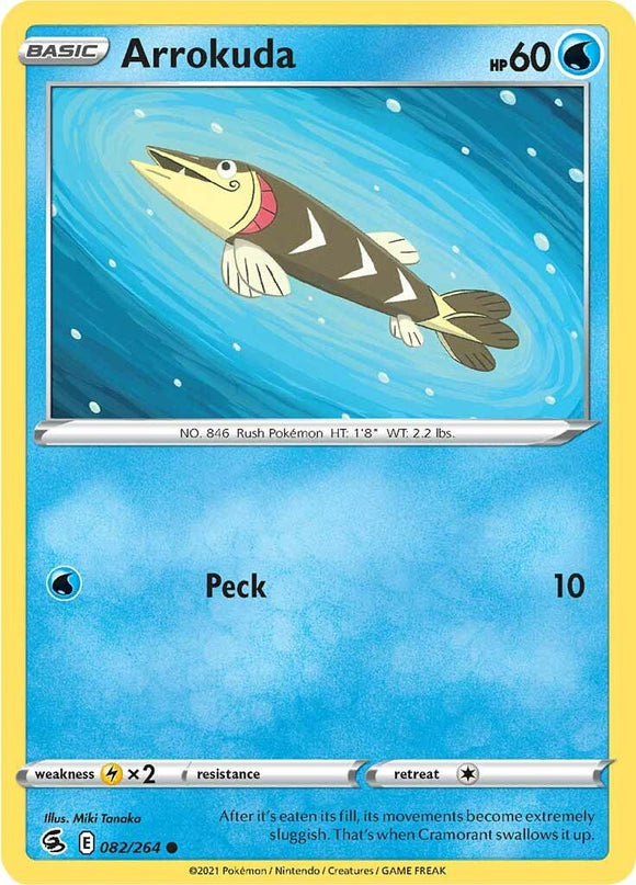 Arrokuda [082/264] [Fusion Strike] Reverse Holofoil