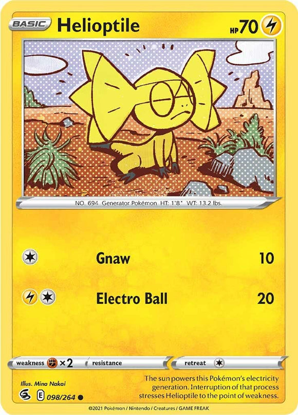 Helioptile [098/264] [Fusion Strike] Reverse Holofoil
