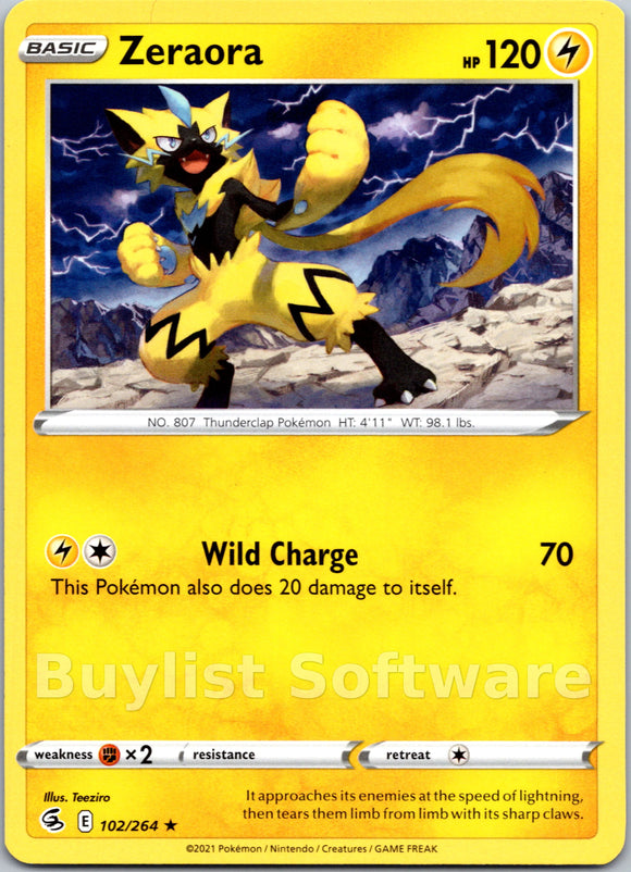 Zeraora [102/264] [Fusion Strike]