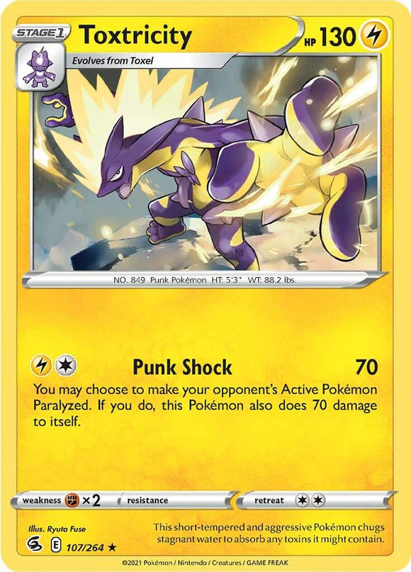 Toxtricity [107/264] [Fusion Strike] Reverse Holofoil