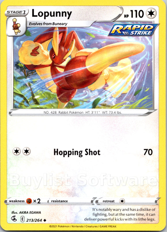 Lopunny [213/264] [Fusion Strike]