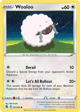 Wooloo [221/264] [Fusion Strike] Reverse Holofoil