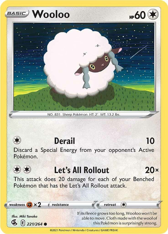 Wooloo [221/264] [Fusion Strike] Reverse Holofoil